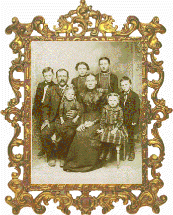  Haning family when the children were young